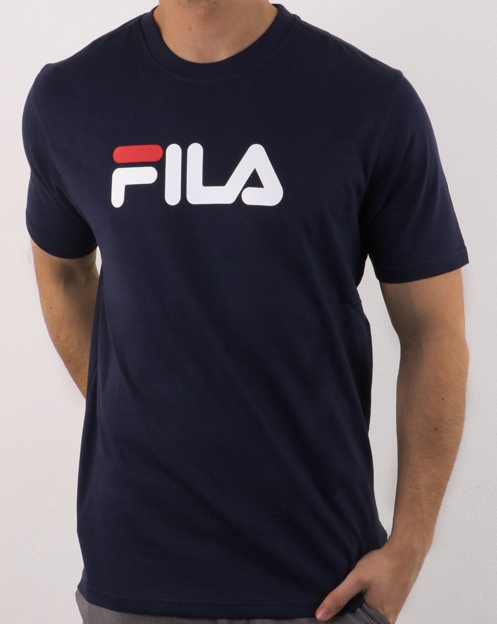 Fila Vintage Eagle T Shirt Navy