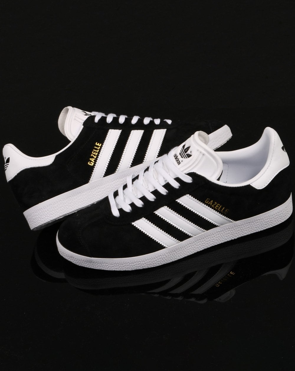 Adidas Gazelle Trainers Black/White