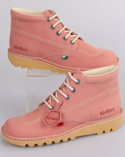 Kickers Kick Hi Nubuck Boot Pink