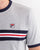 Fila Vintage Multi Stripe T Shirt Grey Marl