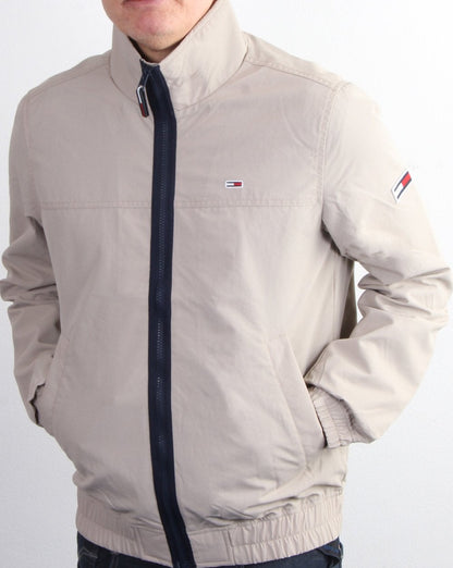 Tommy Jeans Essential Bomber Jacket Stone