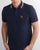Trojan Tipped Pique Polo Shirt Navy