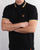 Trojan Tipped Pique Polo Shirt Black