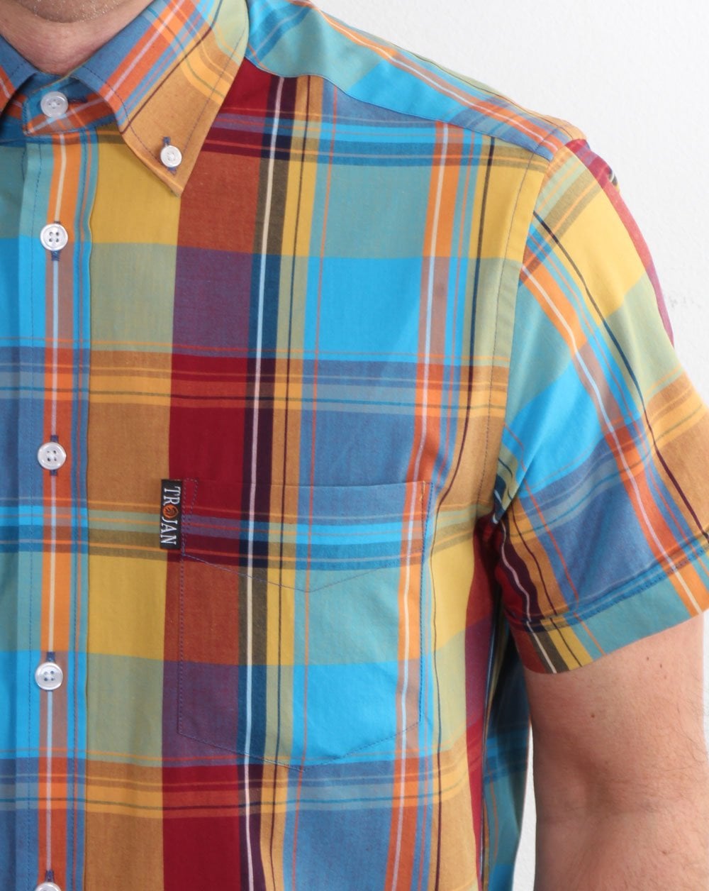 Trojan Check Shirt Mustard