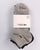 Lacoste Triple Pack Trainer Socks Grey/Navy/White