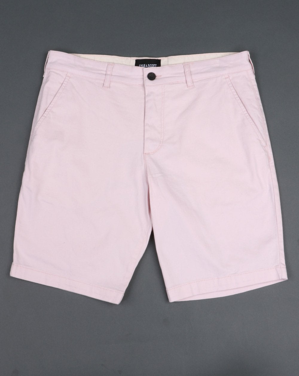 Lyle And Scott Chino Shorts Stonewash Pink
