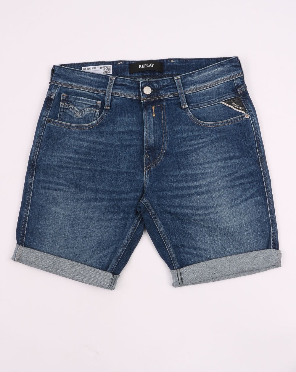 Replay Anbass Bio Shorts Medium Blue