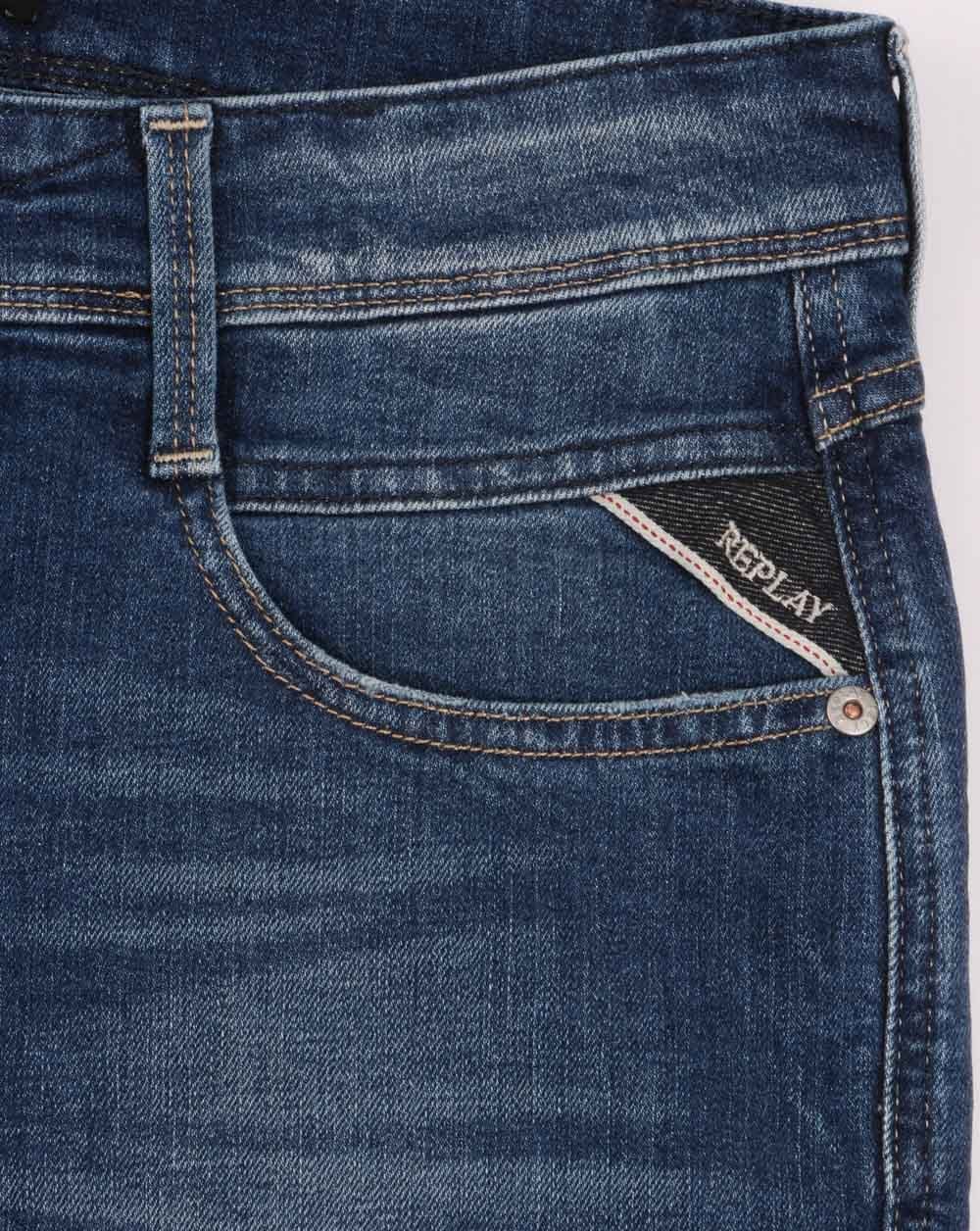 Replay Anbass Bio Shorts Medium Blue