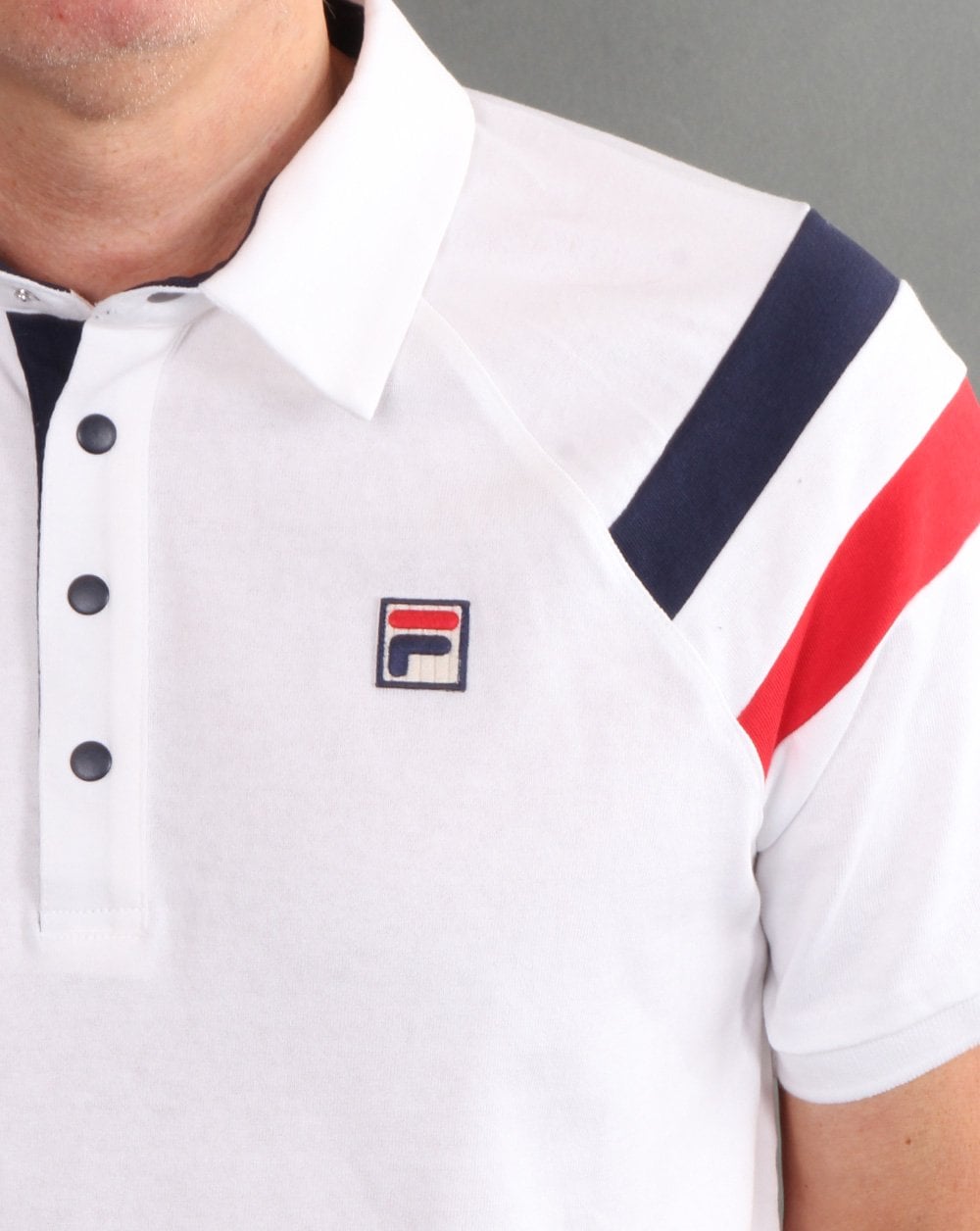 Fila Vintage MK2 Polo Shirt White