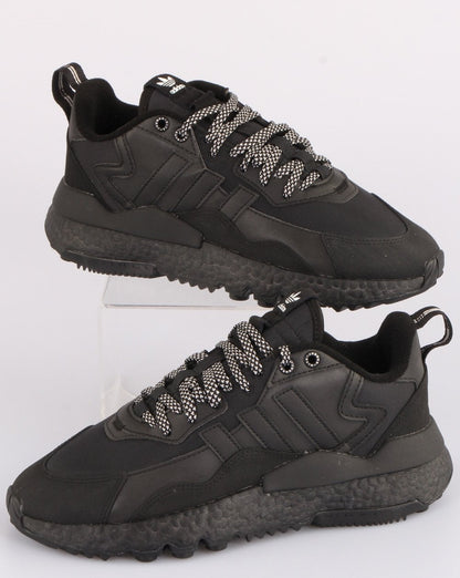 Adidas Winterized Nite Jogger Trainers Core Black
