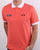 Ellesse Lessepsia Polo Shirt Coral/White