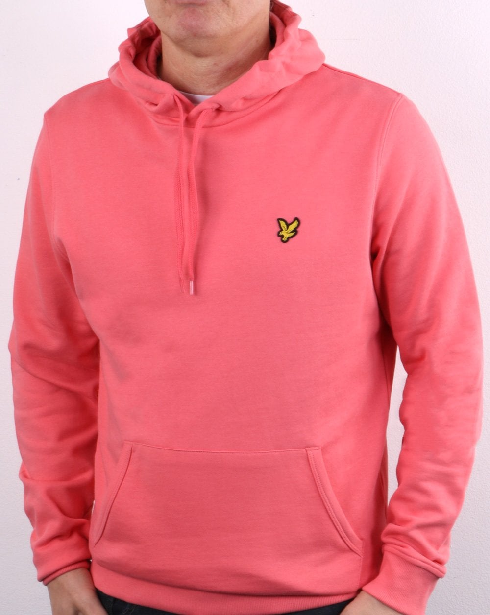 Lyle And Scott Pullover Hoodie Coral Pink