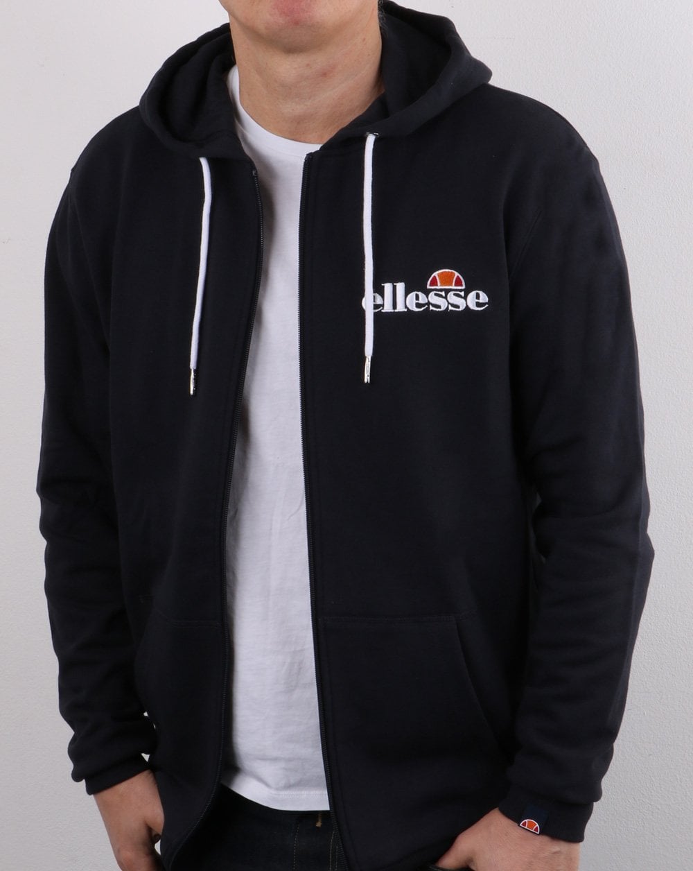 Ellesse Full Zip Hoody Navy