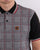 Trojan Checked Polo Shirt Black