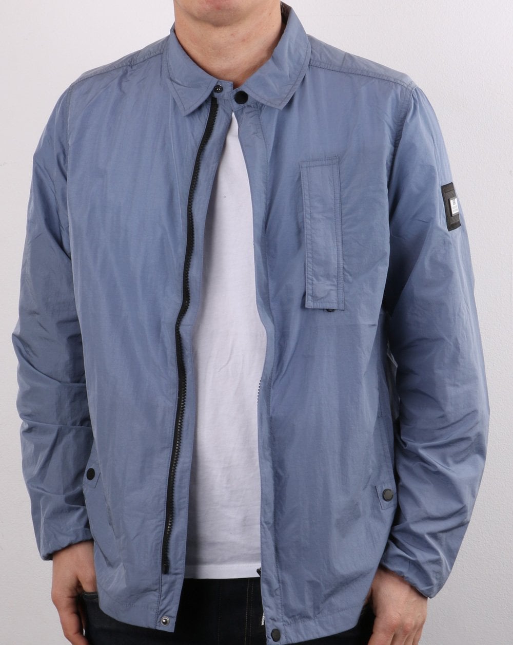 Weekend Offender Sorvino Jacket Steel Blue