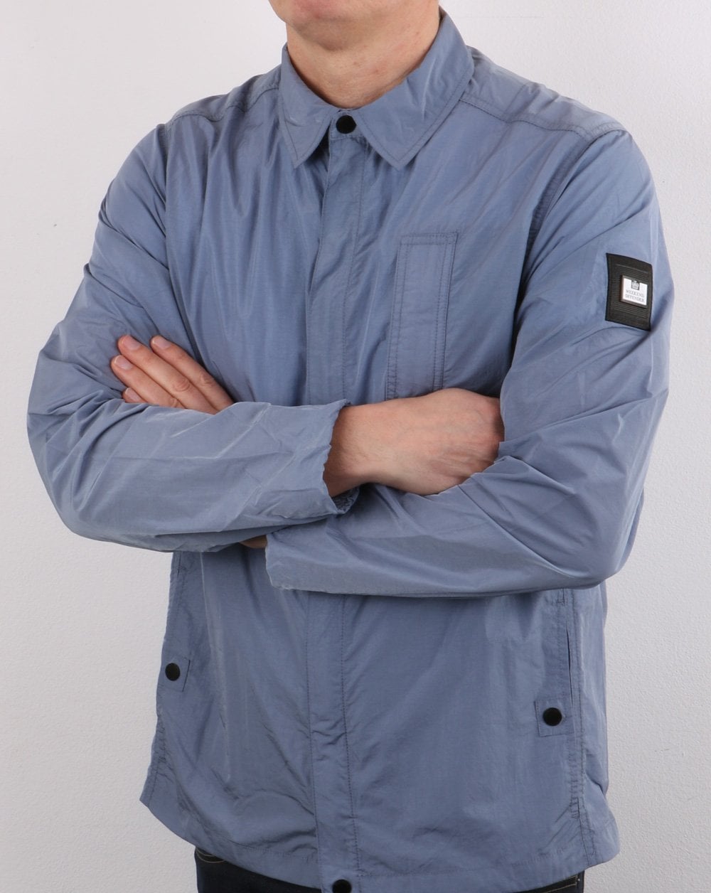 Weekend Offender Sorvino Jacket Steel Blue