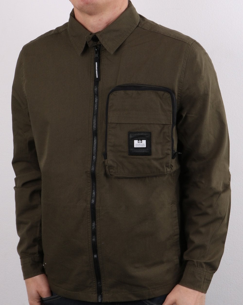 Weekend Offender Railay Overshirt Dark Army