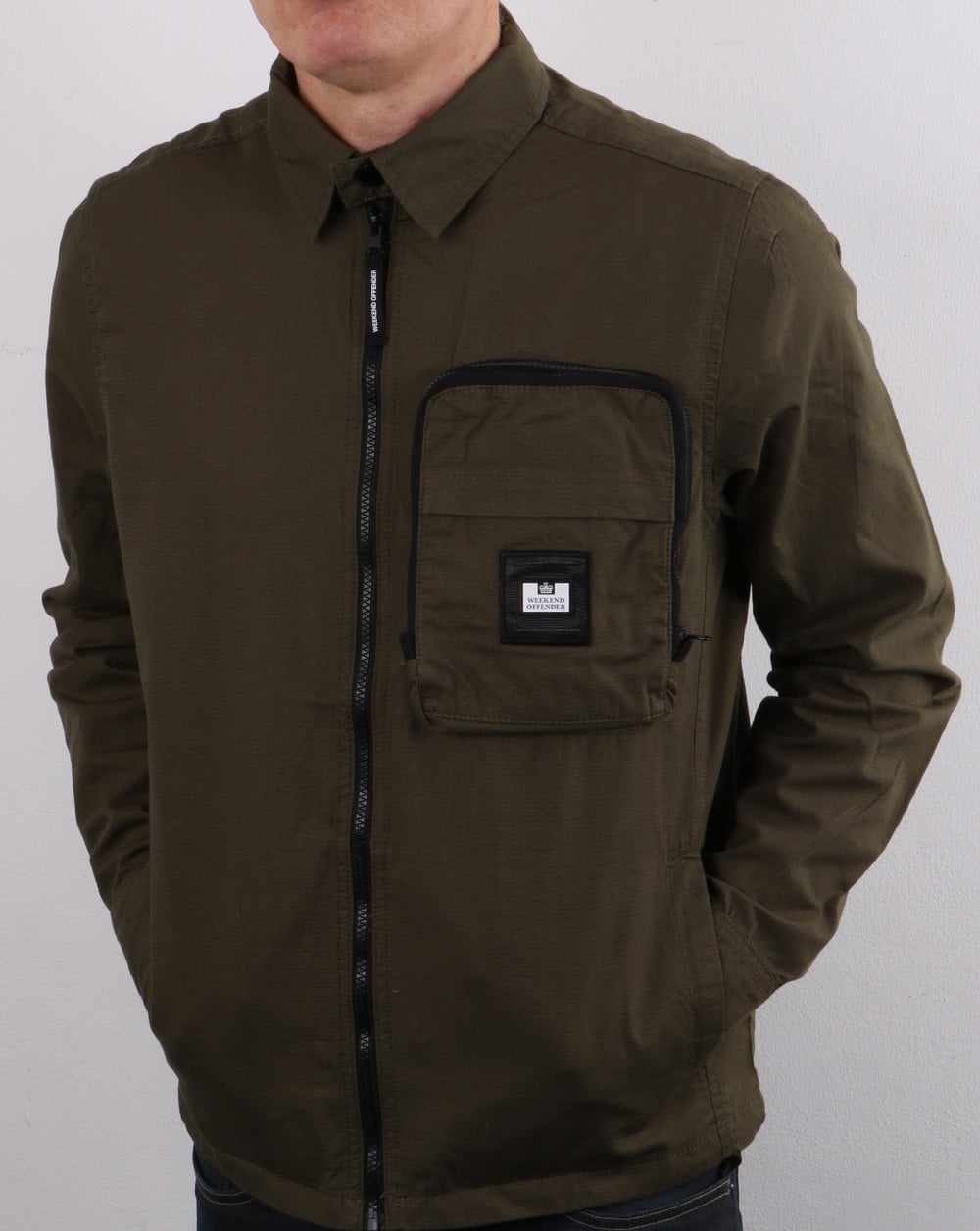 Weekend Offender Railay Overshirt Dark Army