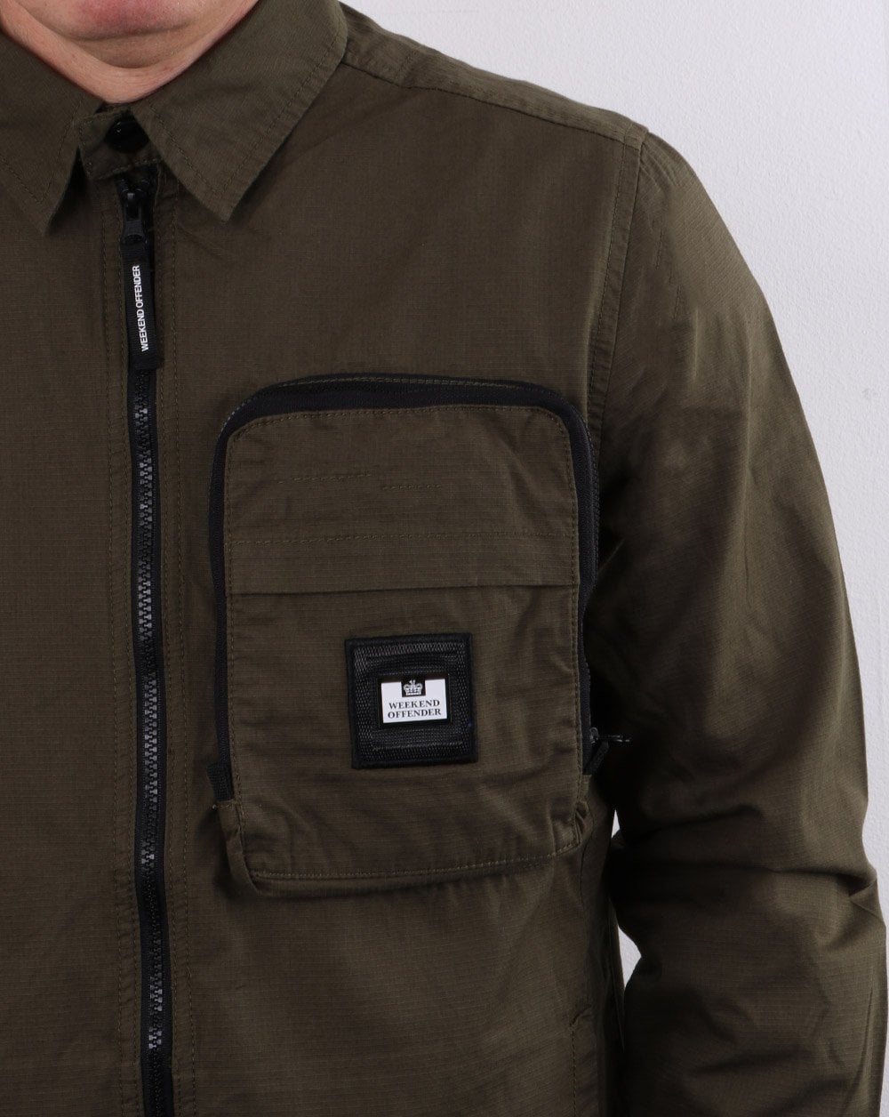Weekend Offender Railay Overshirt Dark Army