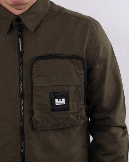 Weekend Offender Railay Overshirt Dark Army