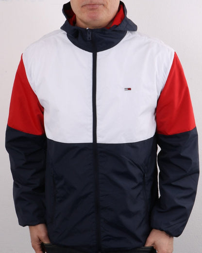 Tommy Jeans Colorblock Windbreaker White