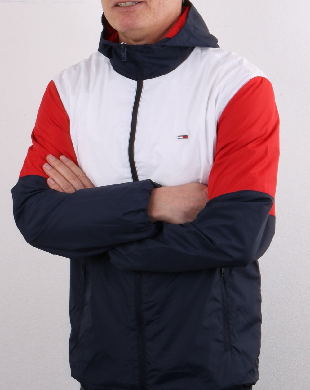 Tommy Jeans Colorblock Windbreaker White