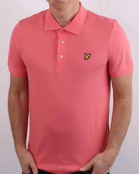 Lyle And Scott Polo Shirt Deep Pink