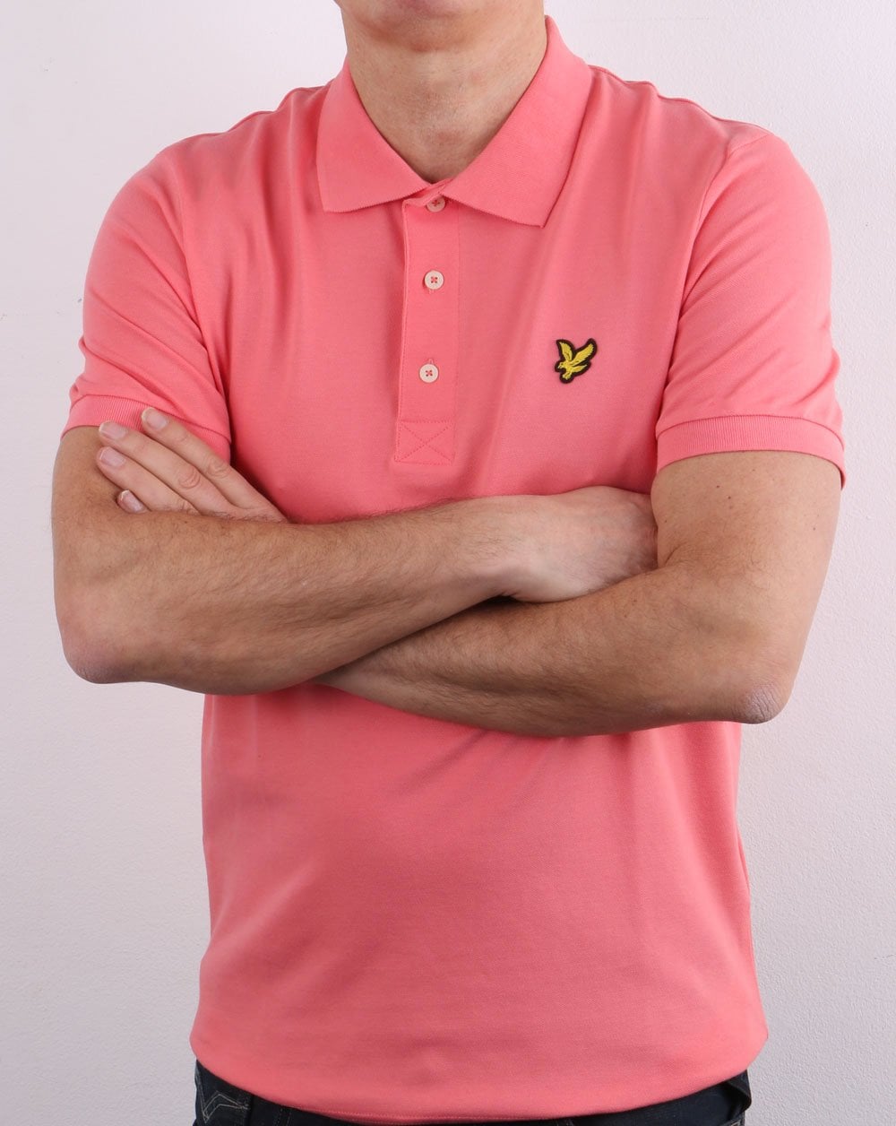 Lyle And Scott Polo Shirt Deep Pink