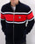 Fila Vintage Velour Track Top Navy/Red/White
