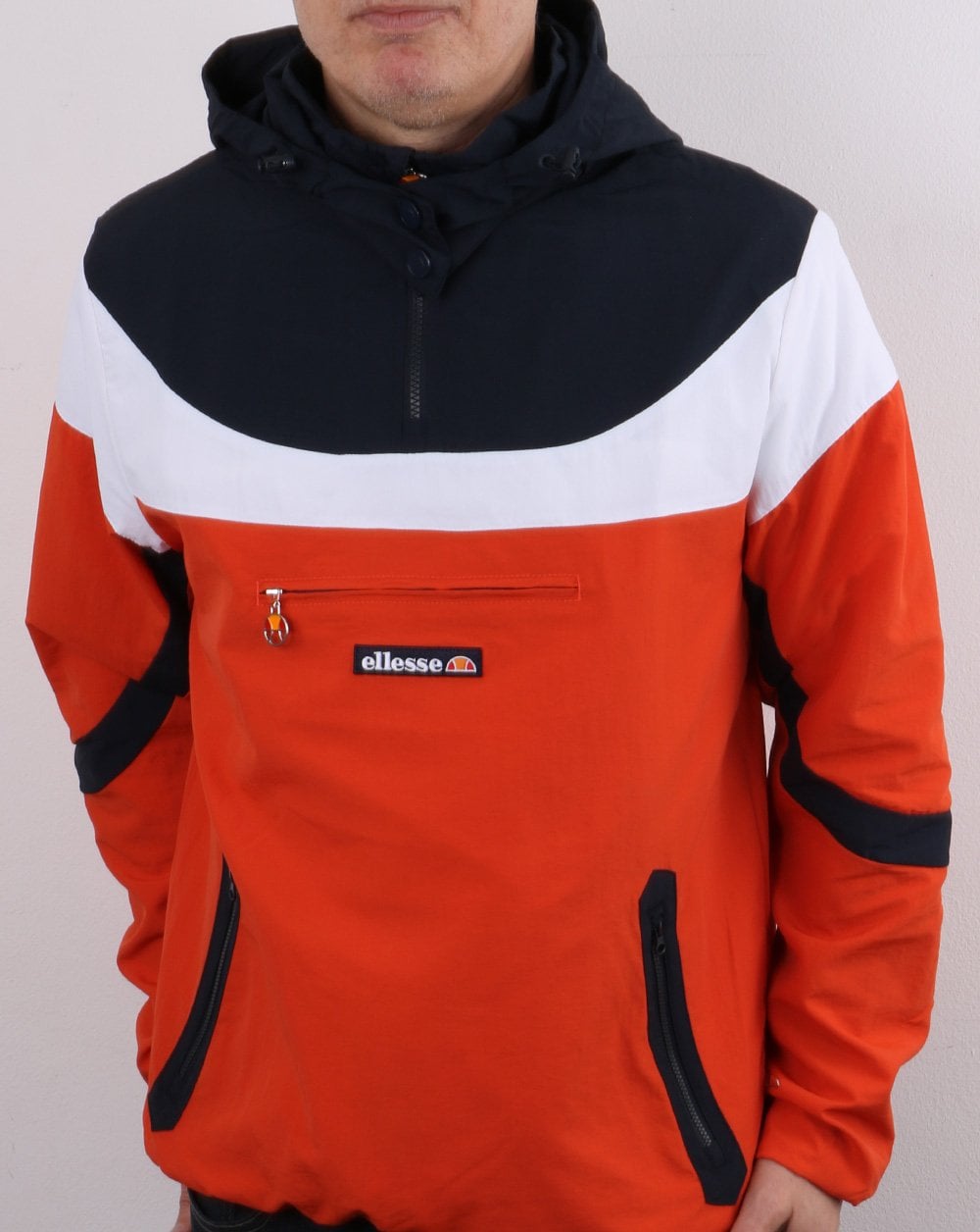 Ellesse Romelo Jacket Navy/White/Orange