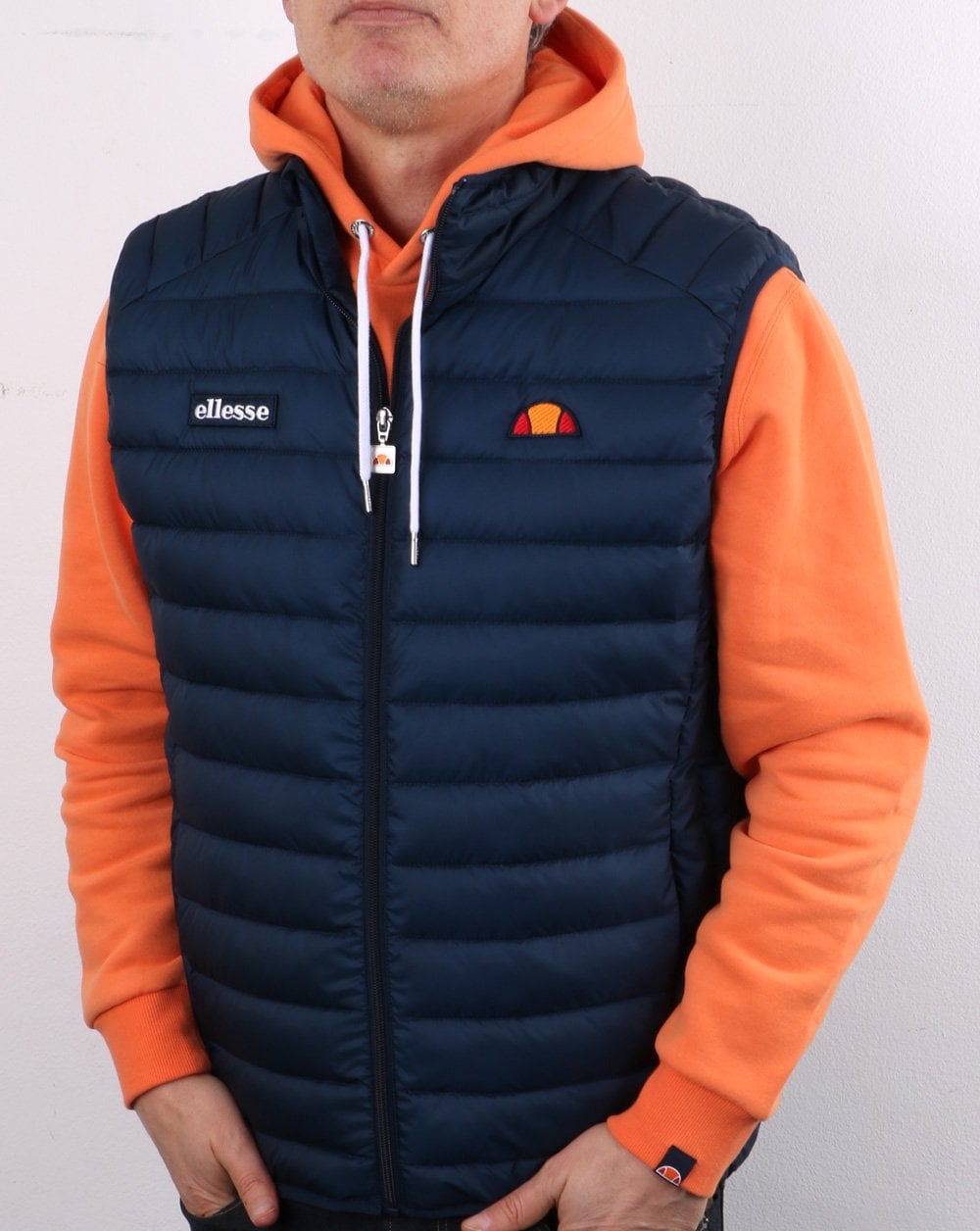Ellesse Bardy Padded Gilet Navy