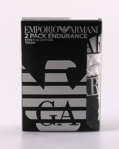 Emporio Armani Twin Pack Boxers Black/white