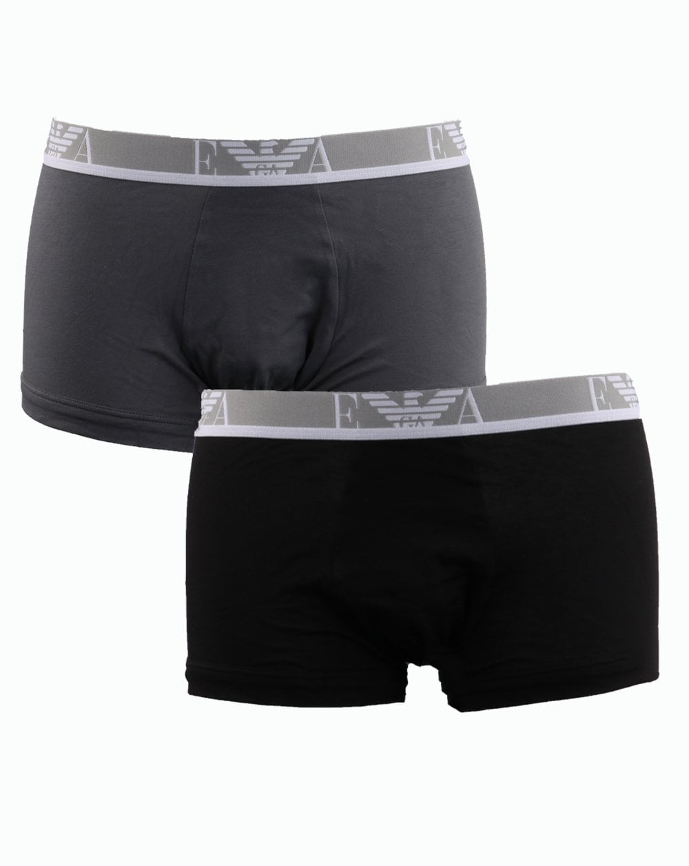 Emporio Armani 3 Pack Boxer Shorts Black/grey