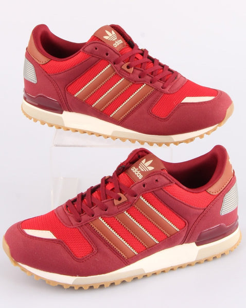 Adidas Zx 700 Trainers Scarlet Red/Sepia