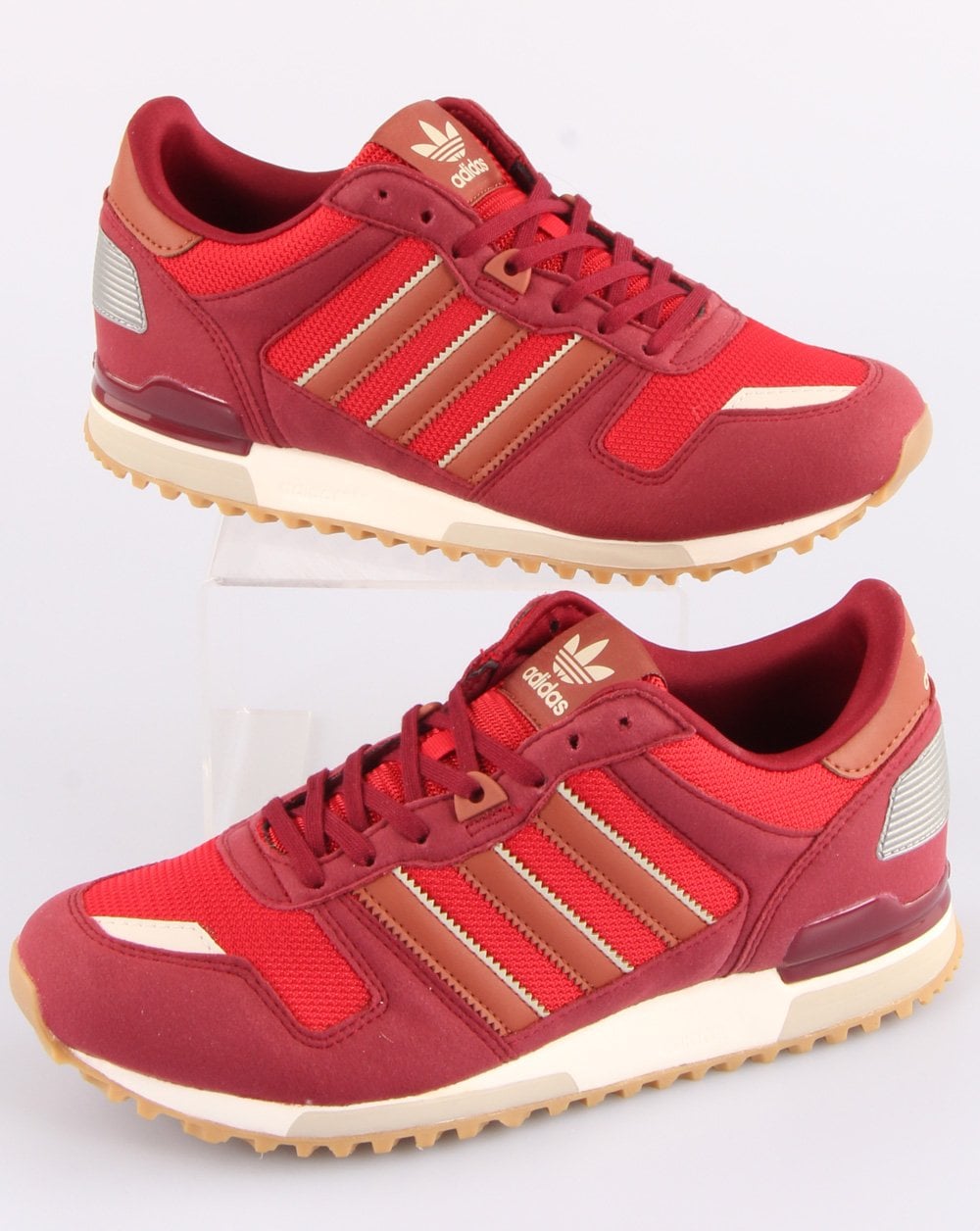 Adidas Zx 700 Trainers Scarlet Red/Sepia