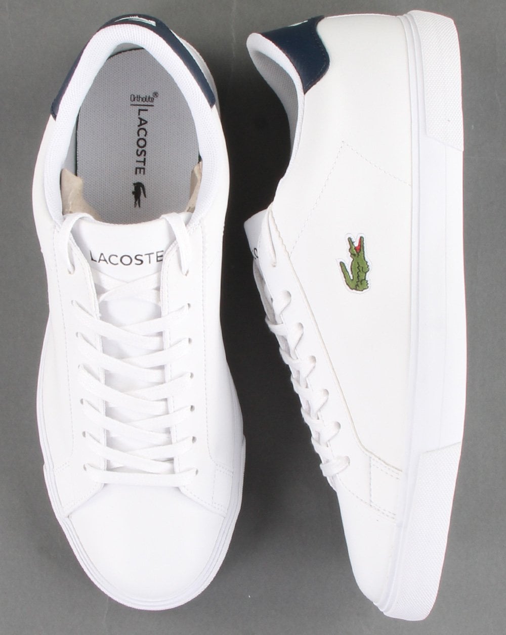 Lacoste Footwear Lerond Plus Trainer White/navy