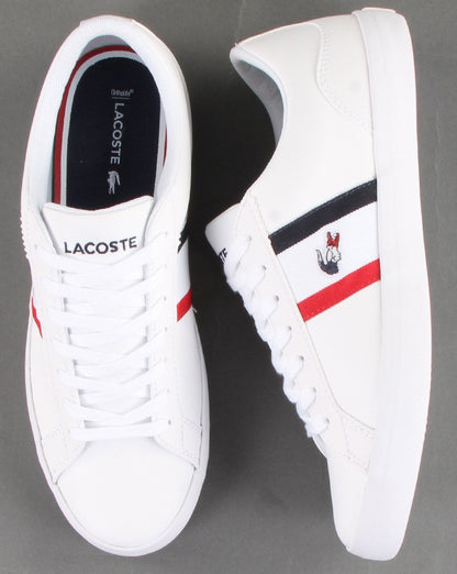 Lacoste Footwear Lerond Tri Trainer White/navy/red