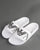 Emporio Armani Sliders White/black