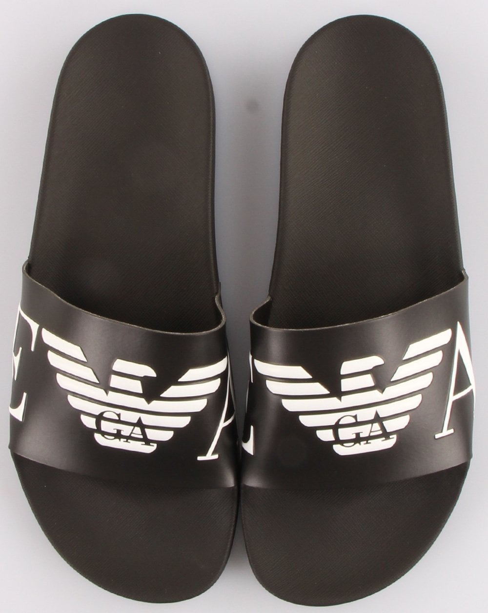 Emporio Armani Sliders Black