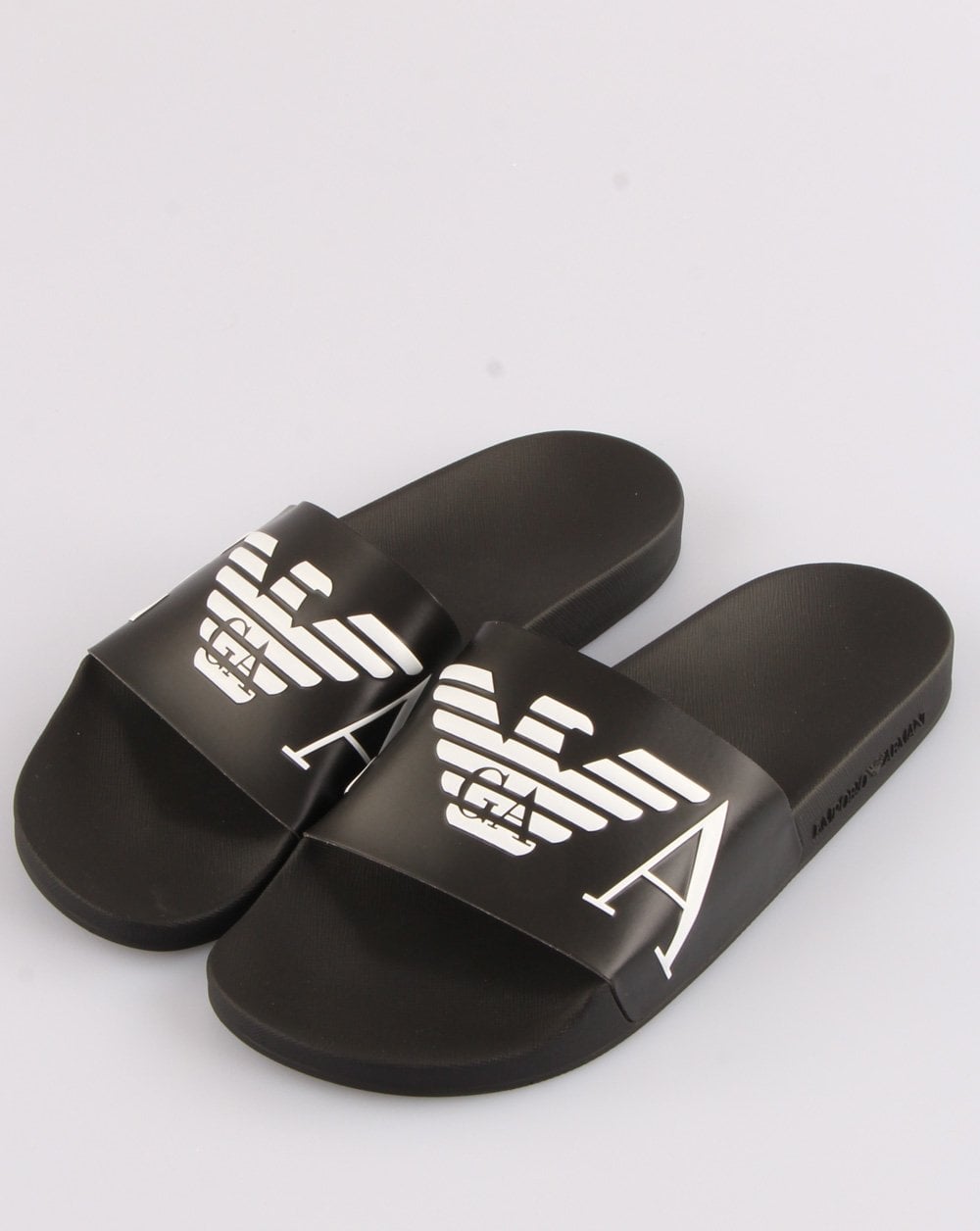 Emporio Armani Sliders Black