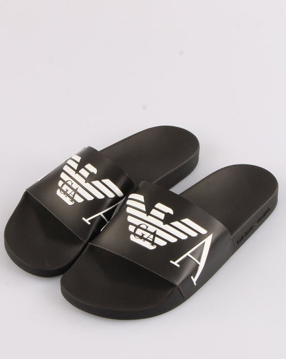 Emporio Armani Sliders Black