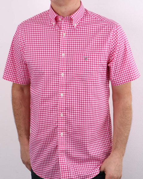 Gant Gingham Shirt Caberet Pink
