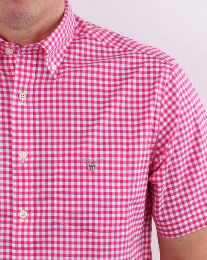 Gant Gingham Shirt Caberet Pink
