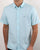 Barbour Oxford Short Sleeve Shirt Light Aqua