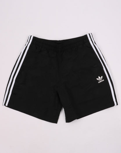 Adidas Originals 3 Stripes Swim Shorts Black