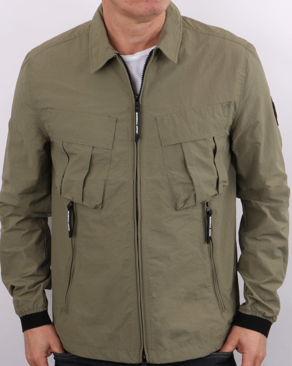 Marshall Artist Overshirt Faded Khaki