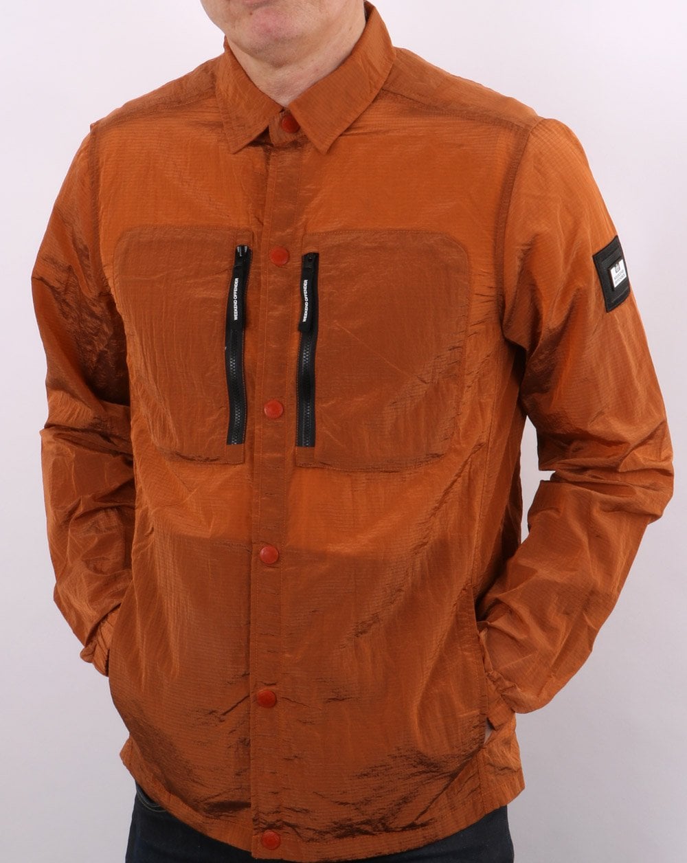Weekend Offender Nicky Eyes Jacket Burnt Orange