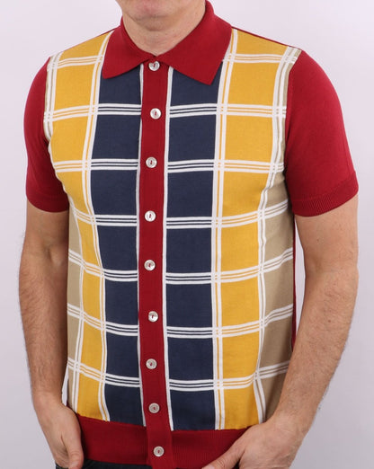 Ska & Soul Button Through Knit Multi