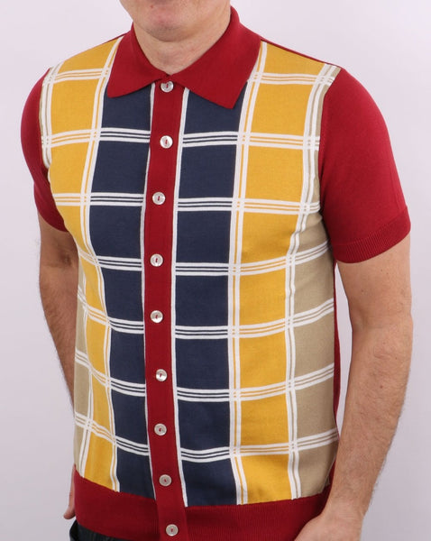 Ska & Soul Button Through Knit Multi