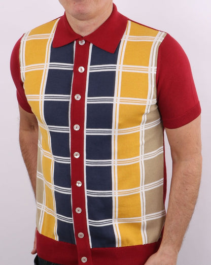 Ska & Soul Button Through Knit Multi